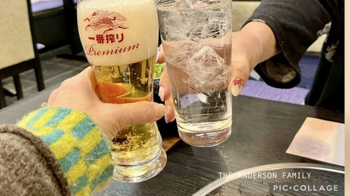 気温急降下と友人忘年会