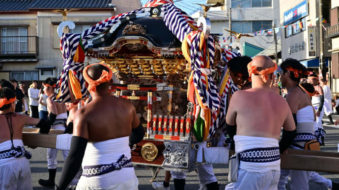 ◆大原はだか祭り2日目 商店街渡御(いすみ市)
