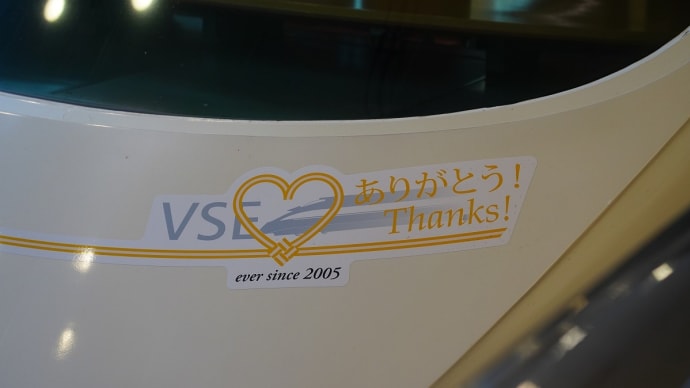結局、日曜日も50000形VSEに乗ってしまった。急遽、海老名で下車した。