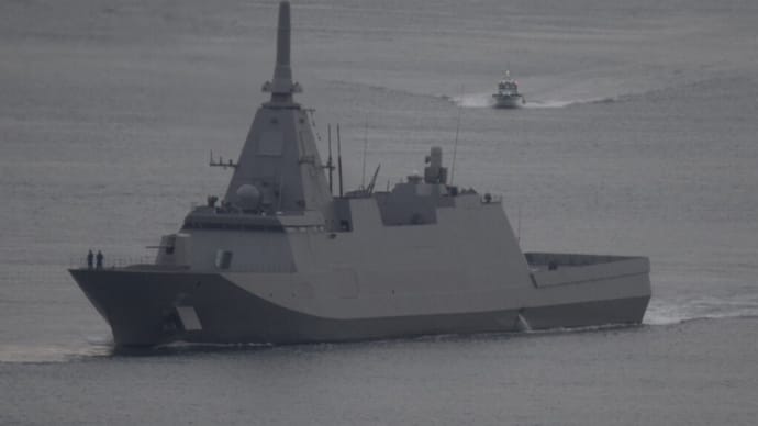 護衛艦のしろ 航行姿