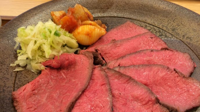 都心でふるさとを味わう とっとり・おかやま新橋館「千屋牛ローストビーフ」