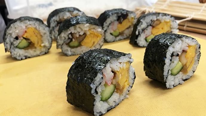 太巻き寿司の特別講習