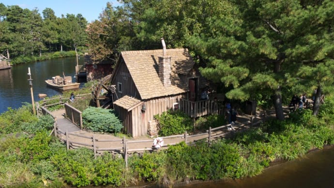 10月の東京ディズニーランド:蒸気船マークトウェイン号に乗ってアメリカ河を一周する PART3