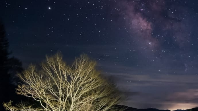 25/Apr 天の川とこと座流星群と富士山