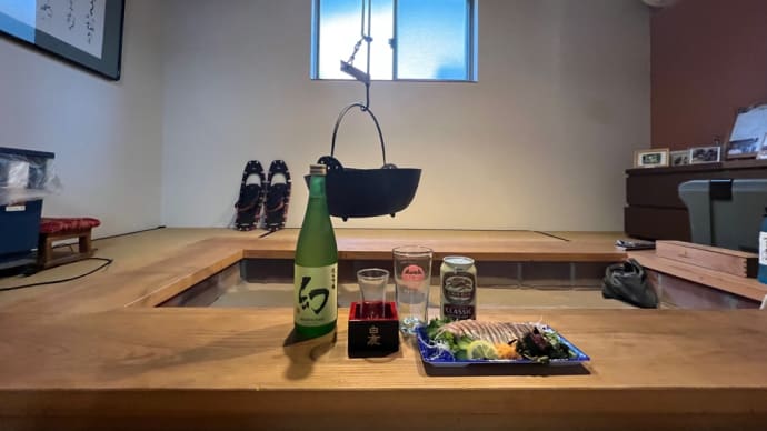 囲炉裏で楽しむ地酒と肴⑫