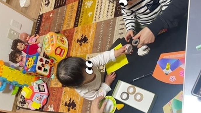 2月おりがみの日「おひなさま」を作りました