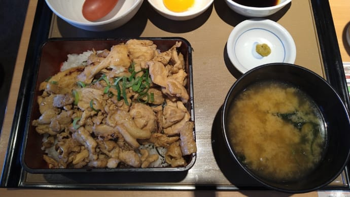 【やよい軒】鶏まぶし定食肉二倍。