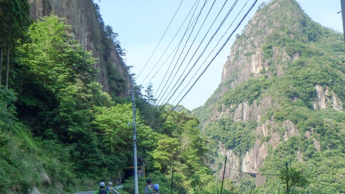 マルチピッチクライミング 比叡山Ⅲ峰(宮崎県延岡市)