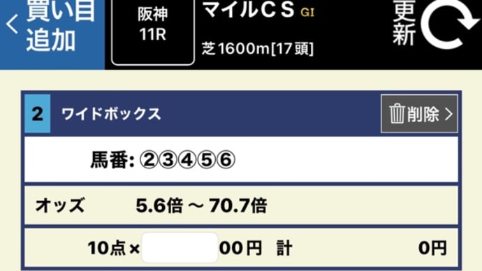 挑む‼️2022 マイルCS