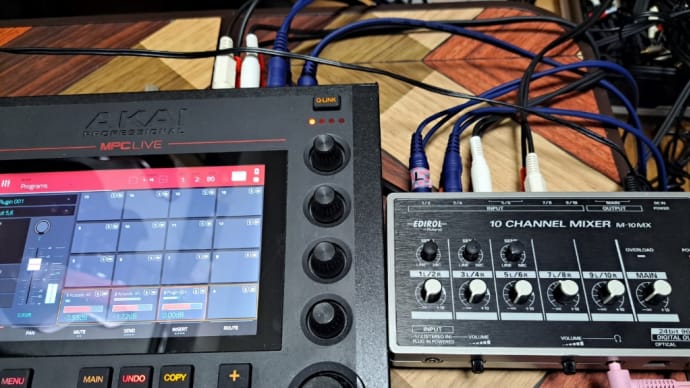 MPC LIVE を使ったドラマーへの同期音源とクリック出しについて