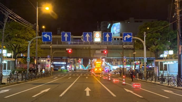 真夜中の散歩