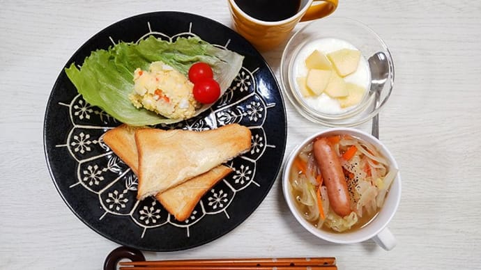 12月29日 朝食のような夕食。