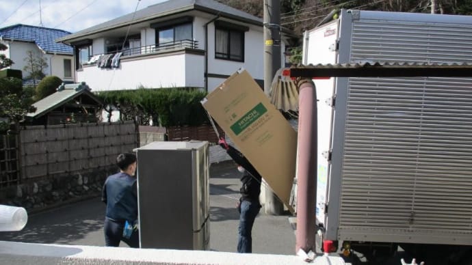 頼んでいた「新しい冷蔵庫」が届きました　（2025年1月17日）