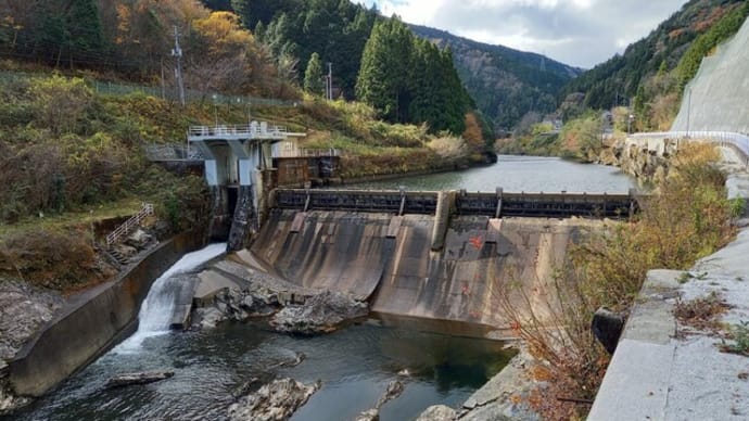 分水第一発電所吉野川取水堰