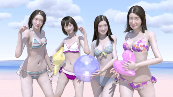 海の3DCG 六回目