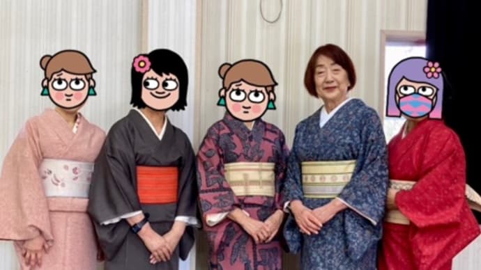 着付けの練習