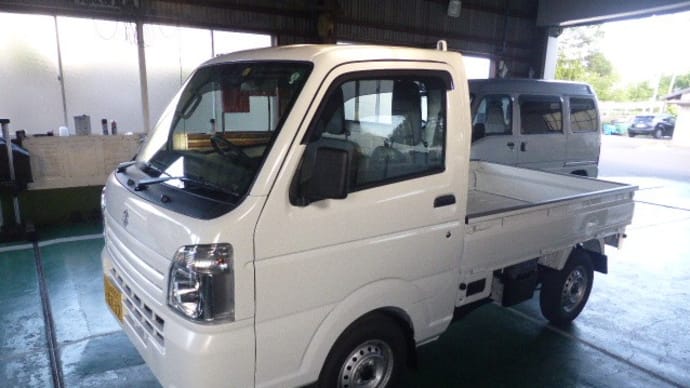 スズキ キャリートラック 新車納車作業