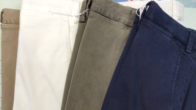 イタリア製パンツ入荷しました