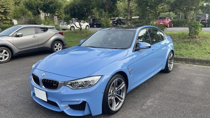 BMW　M3(F80)　リチウムイオンバッテリーの充電