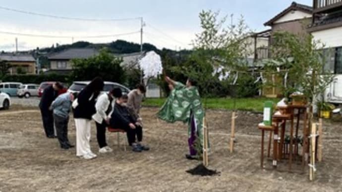 2023.11.30〔建築中〕島田市T邸 地鎮祭