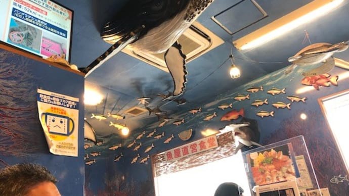 どこから食べたら良いの？！ @ 魚屋直営食堂 魚まる（那覇）