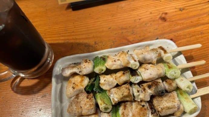 焼き鳥屋に行ってました k-hashii-japan 2024年9月26日