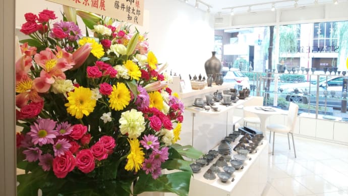 東京銀座個展初日終わりました