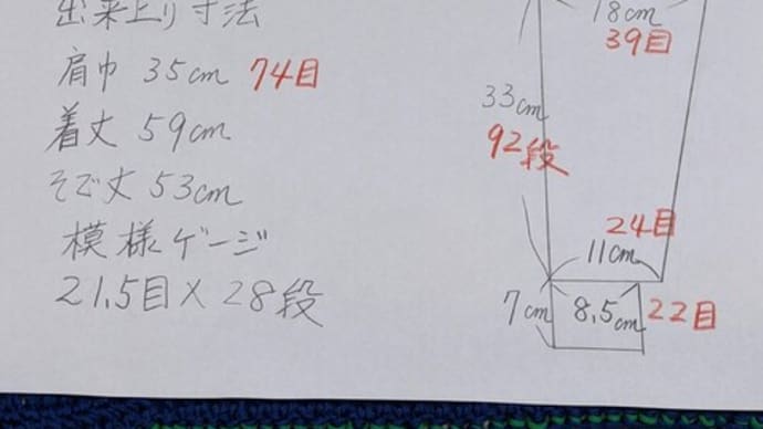 工業用毛糸でセーター1
