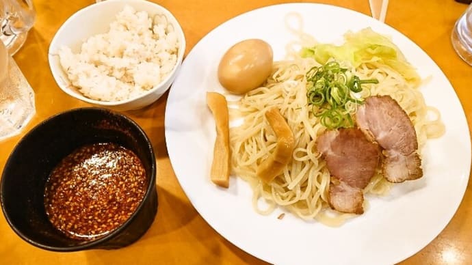尾道らーめん めでたい屋で広島つけ麺(2辛)(2022年8月1日)