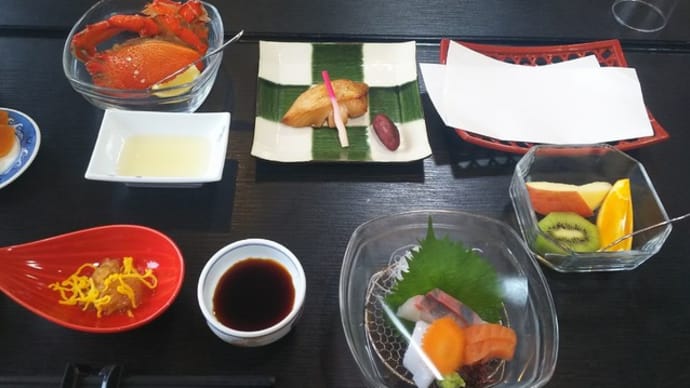 旅館での朝夕の食事