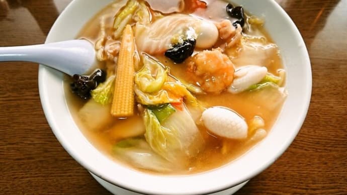 珍來(浦安店)で塩うまに麺 (2022年1月16日)