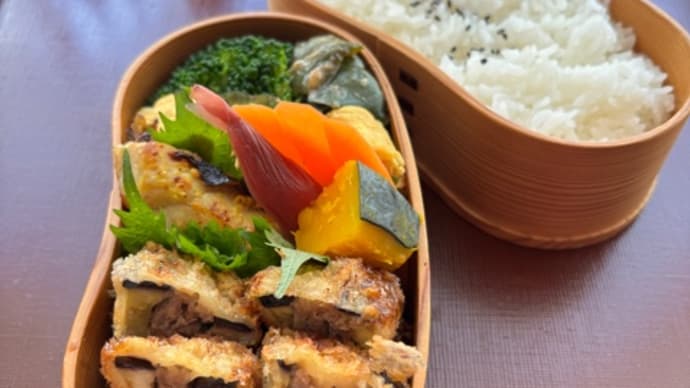 オットのお弁当とエビグラタンパイ