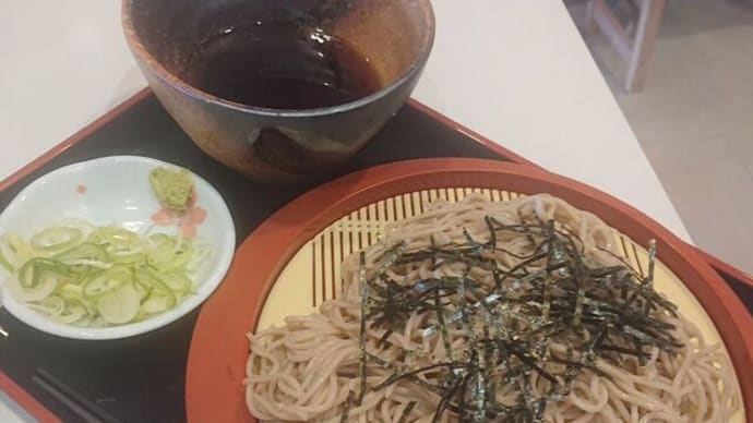 ざるそば特盛(えきめん茶屋)
