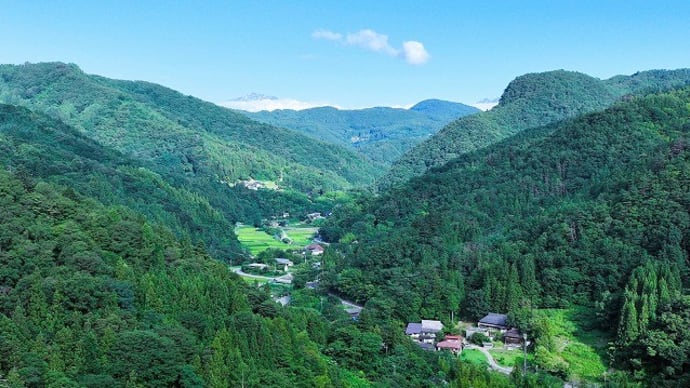 宇留賀上空からの風景