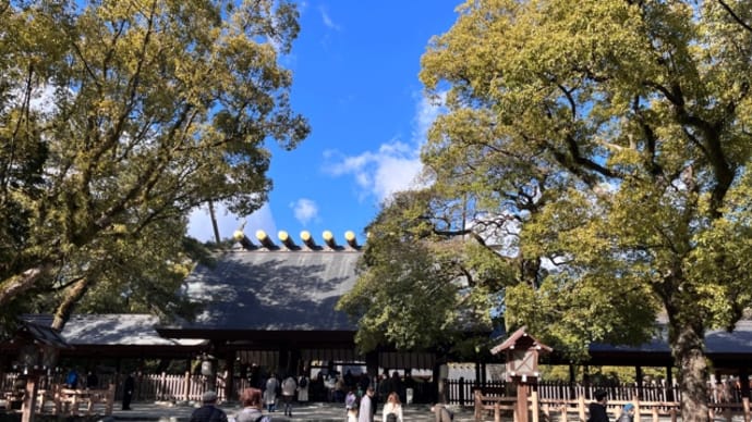 手術前に熱田神宮散策 ♪