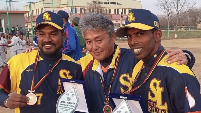 外国人監督の•••ベスト9にスリランカから2名の選手が選出〜西アジアカップ