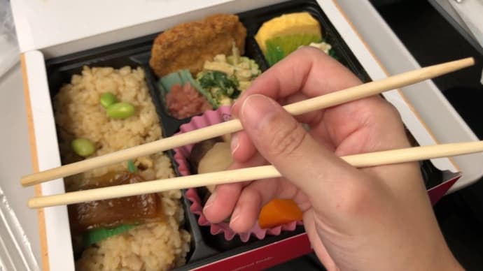 お箸が逆でした・秋田に来ています