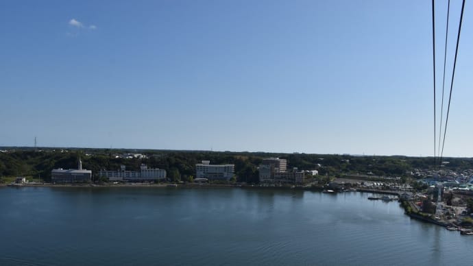 浜名湖狩り 静岡県浜松市 かんざんじロープウェイ(2)浜名湖百景 第1景 大草山展望台