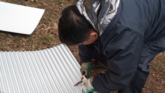 友人が手伝いに来てくれました。