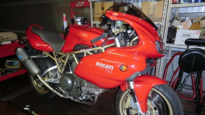 DUCATI (ドゥカティ) ss750 ie がエンジン不調で入庫