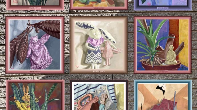 9 live drawings 08 5237/静物画 9点