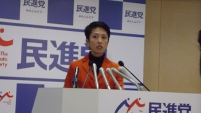 民進党の蓮舫代表、対案４９本が一つも審議入りしない状況を「衆院選で問いたい」と手詰まり感認める