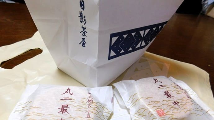 #9364 日影茶屋の丸二最中😄