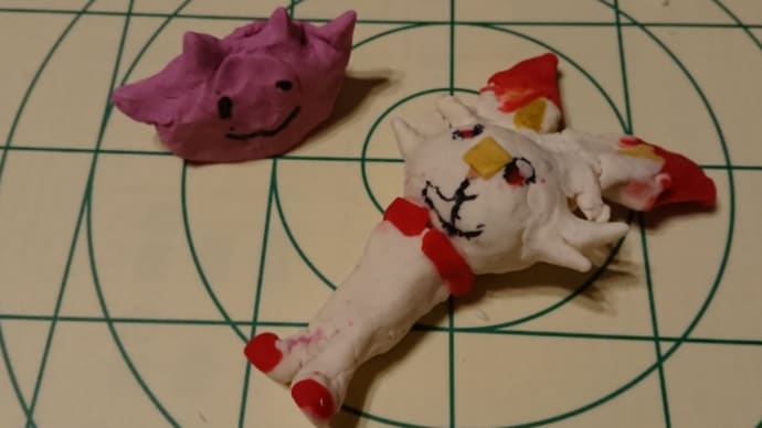 粘土でポケモン。