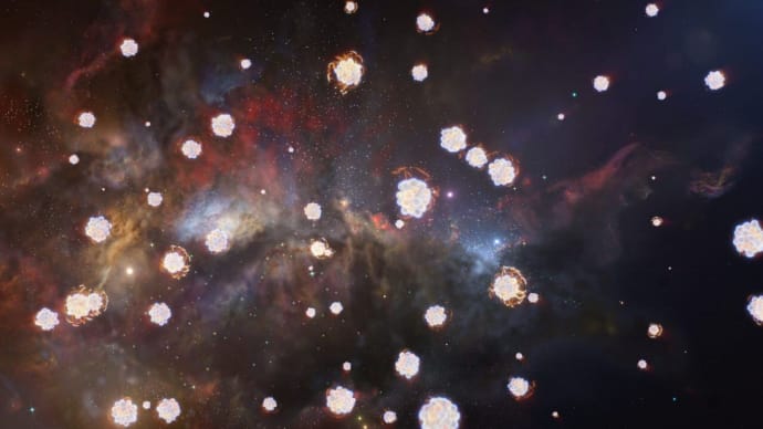 超大型望遠鏡“VLT”の観測で見つかった? 初代星が起こした超新星爆発の痕跡