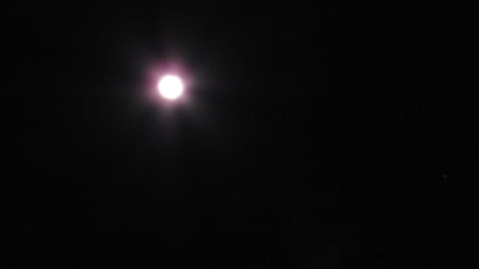 2024.12.15 今夜は満月 「コールドムーン」だそうですね。