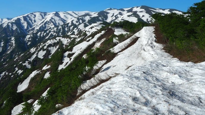 飯豊連峰 西俣ノ峰~頼母木山 2019.05.26