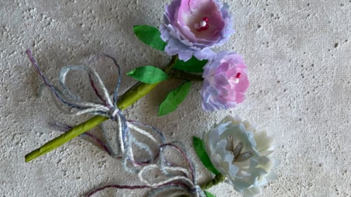 可愛い小花の布花作り ハマりますよ~ 素敵な大人のためのてしごとパレット