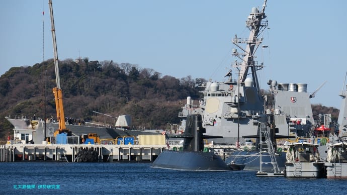 【G3X撮影速報】横須賀軍港めぐり【2】潜水艦と空母で”沈黙の艦隊”(2024-01-06)