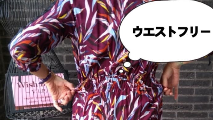 ウエストシャーリングでフリー🎶なのにシルエットが綺麗なインポートワンピース特集です。動画つき